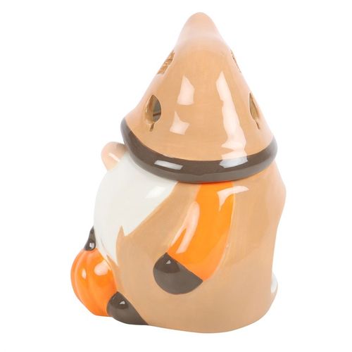Autumn Gonk Oil Burner in warm orange and brown tones, perfect for seasonal decor and creating a cozy glow.