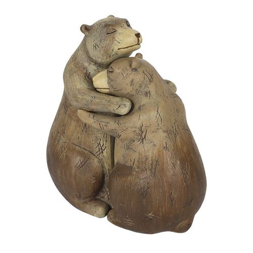 Bear Hug Couple Ornament features two bears in a loving embrace, symbolising comfort and love in every hug.