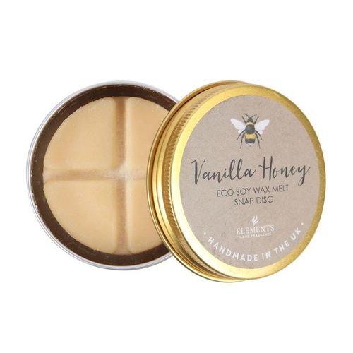 Ceramic Queen Bee Wax Melt Burner Gift Set featuring a Vanilla Honey soy wax disc for delightful aromas.