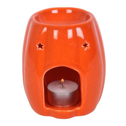 Brighten your Halloween with the Jack-o'-Lantern Oil Burner and Wax Warmer, perfect for pumpkin-scented oils.