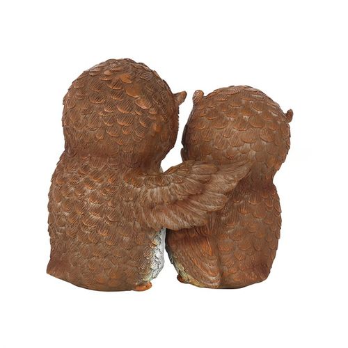 Loving embrace of the Birds of a Feather Owl Couple Ornament, perfect for celebrating love and special occasions.