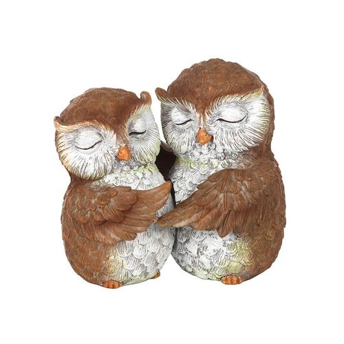 Adorable Birds of a Feather Owl Couple Ornament, perfect for celebrating love on weddings and anniversaries.