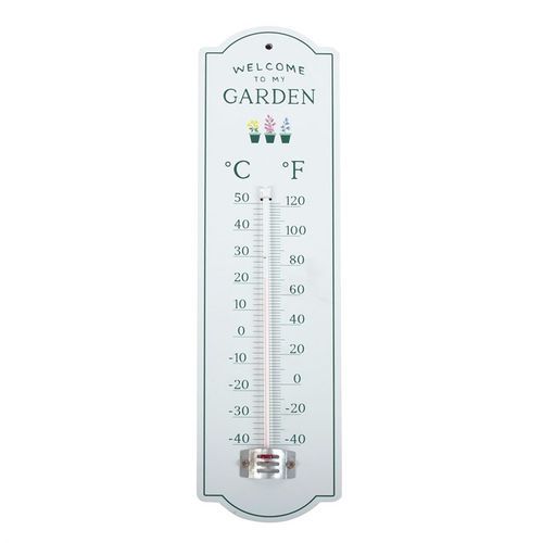 Welcome to My Garden Wall Thermometer, perfect for monitoring temperatures in your garden with a charming design.